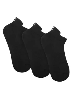 3 Pack Womens Egyptian Cotton Ankle Socks Black<Naked Wolfe Flash Sale