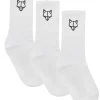 3 Pack Womens Egyptian Cotton Socks White<Naked Wolfe New
