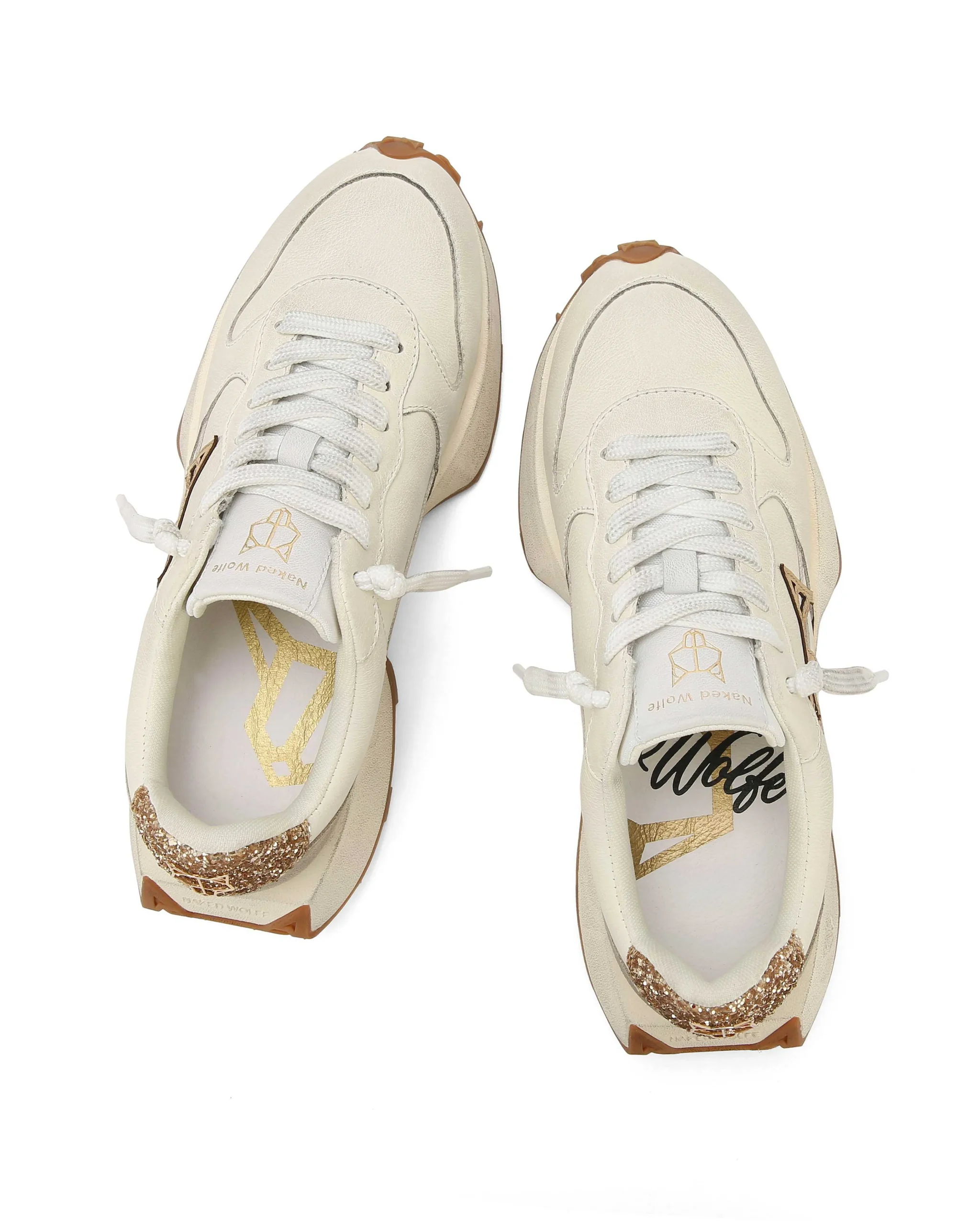 Paint Sheep Leather & Suede Dirty White<Naked Wolfe Best Sale