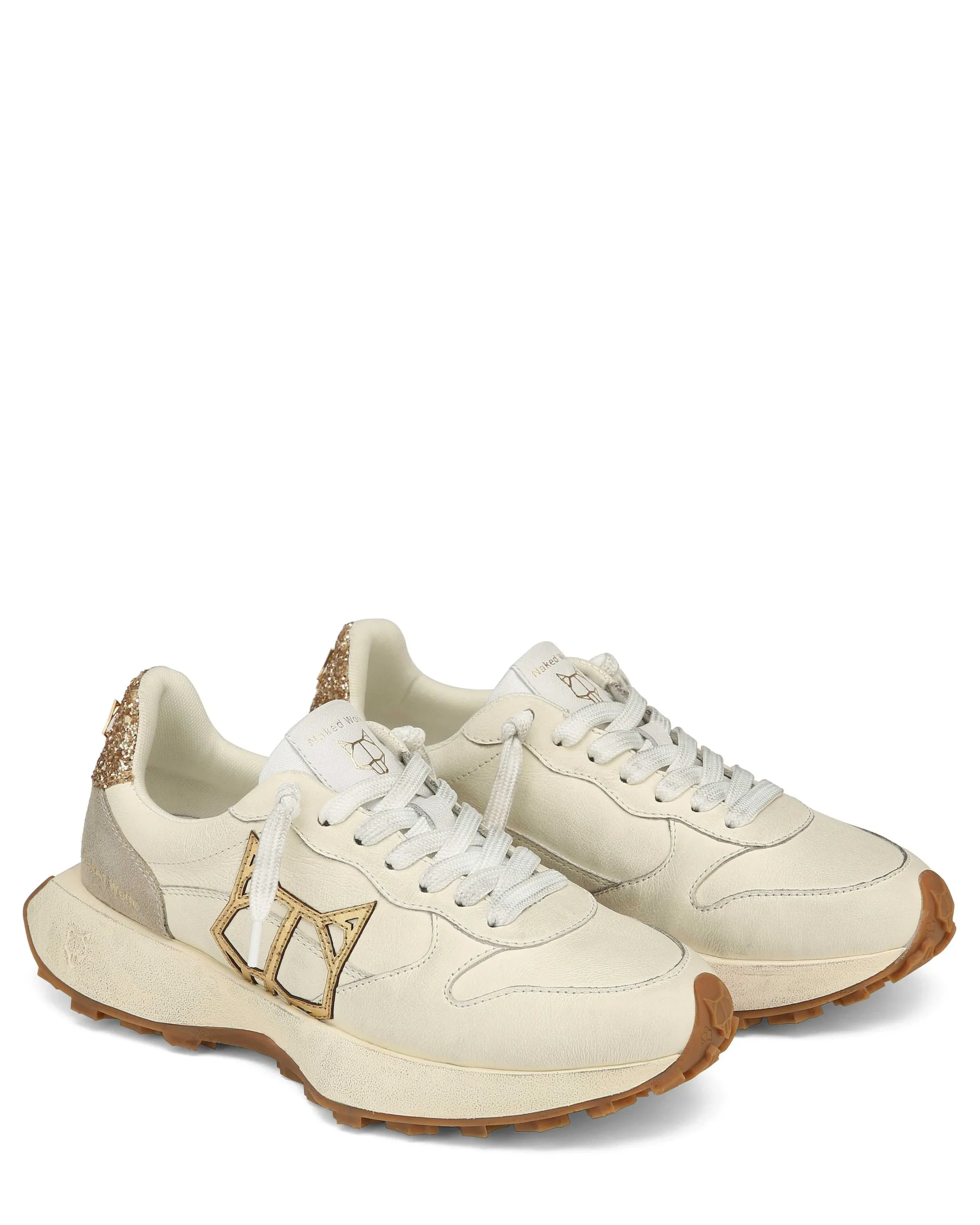 Paint Sheep Leather & Suede Dirty White<Naked Wolfe Best Sale