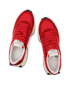 Plug Suede & Nylon Red<Naked Wolfe Discount