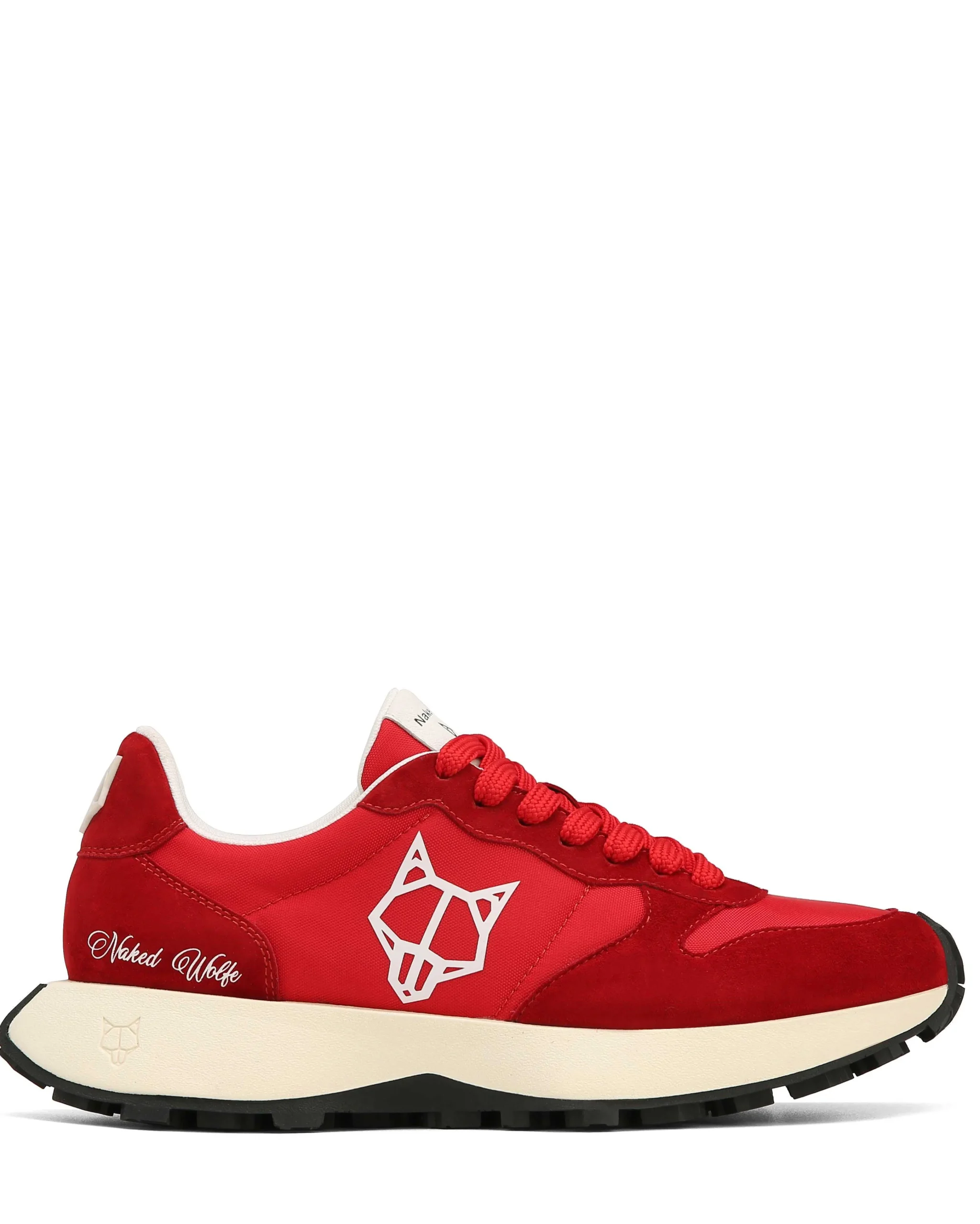 Plug Suede & Nylon Red<Naked Wolfe Discount