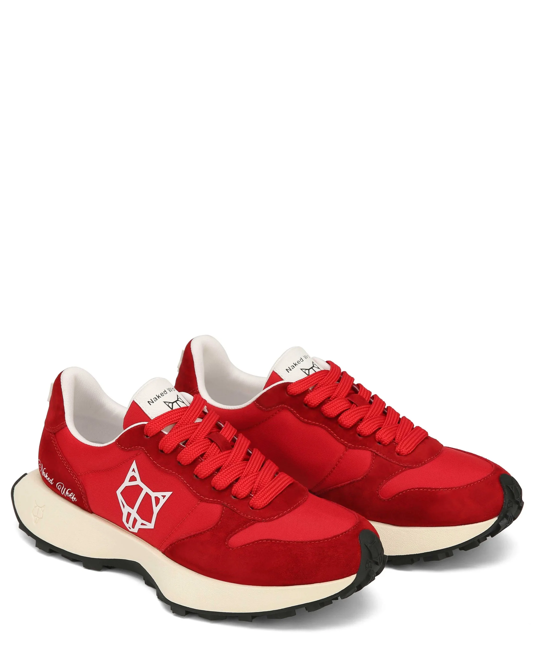 Plug Suede & Nylon Red<Naked Wolfe Discount