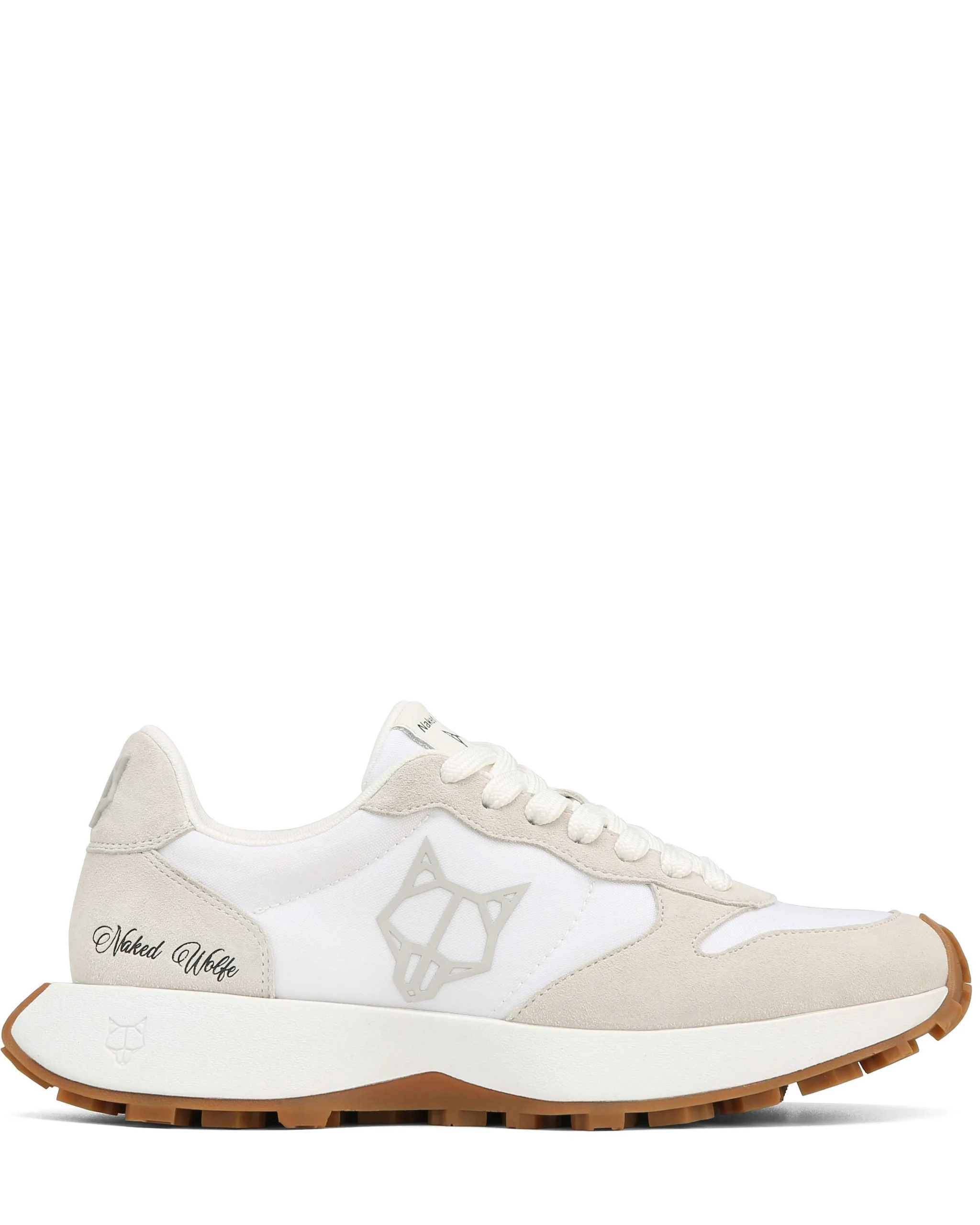 Plug Suede & Nylon White<Naked Wolfe Fashion