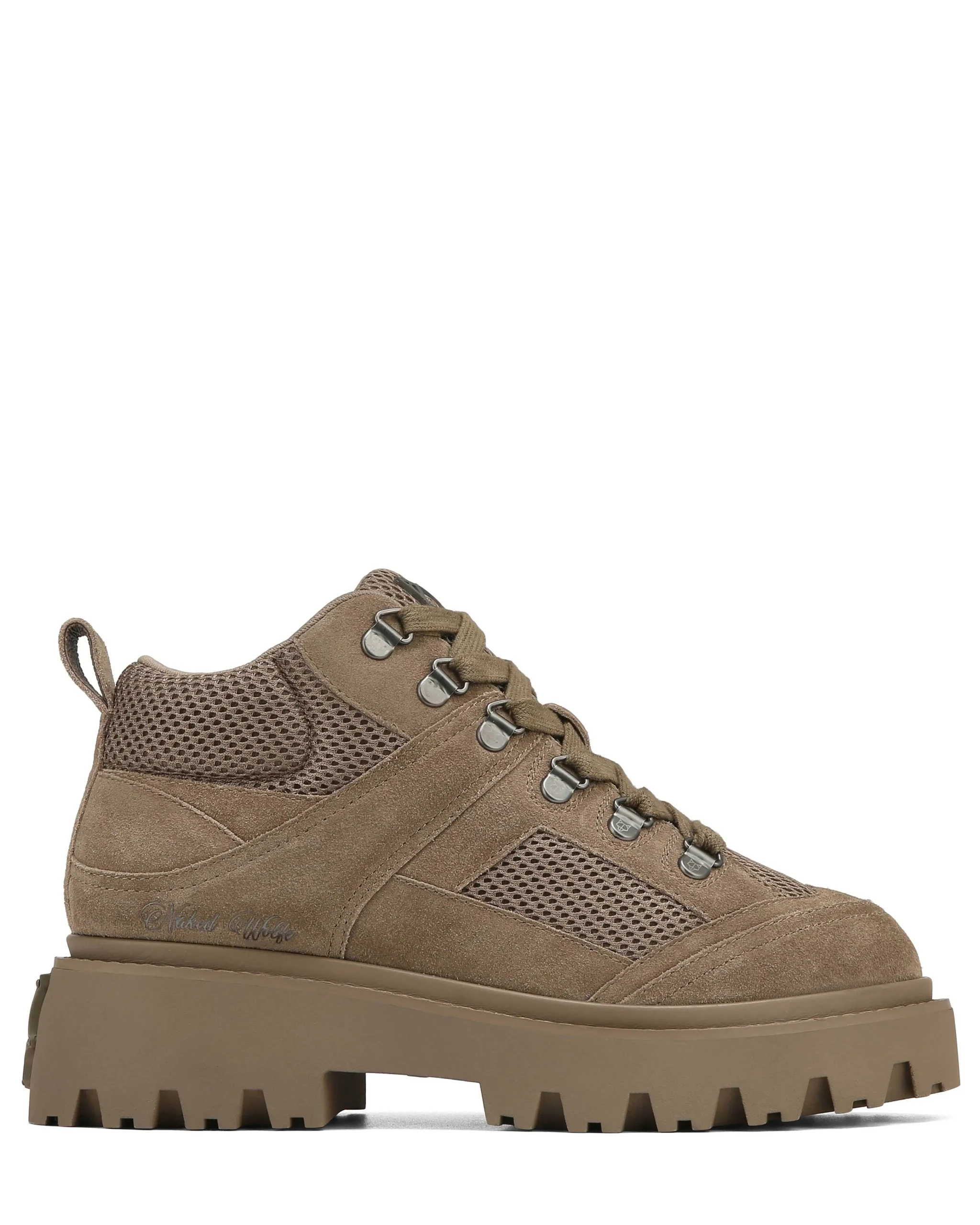 Robin Dark Taupe Suede<Naked Wolfe Hot