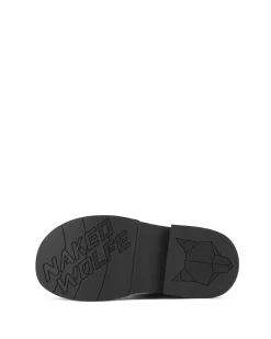 Saturn Black Leather<Naked Wolfe Fashion