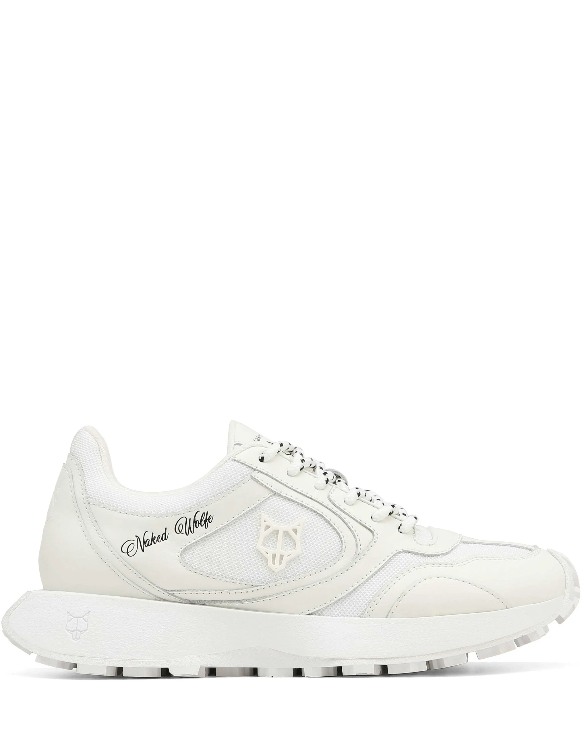 Season White Mesh And Leather Combo<Naked Wolfe Sale