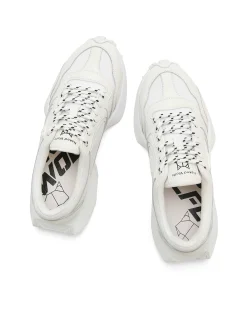 Season White Mesh And Leather Combo<Naked Wolfe Sale