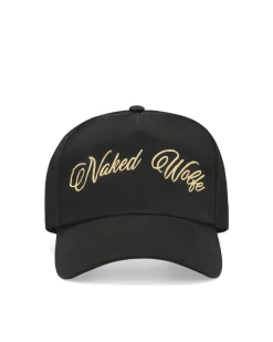 Signature Unconstructed Cap Black/Gold<Naked Wolfe Store