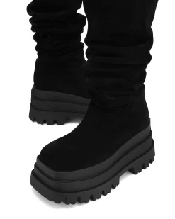Simba Cow Suede Black<Naked Wolfe Best Sale
