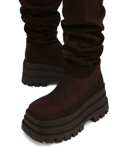 Simba Cow Suede Brown<Naked Wolfe Hot