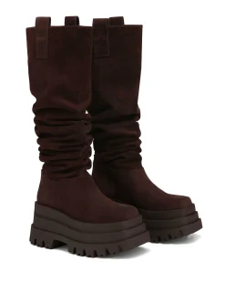 Simba Cow Suede Brown<Naked Wolfe Hot