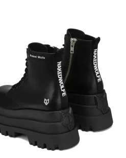Sloane Black Leather<Naked Wolfe Cheap