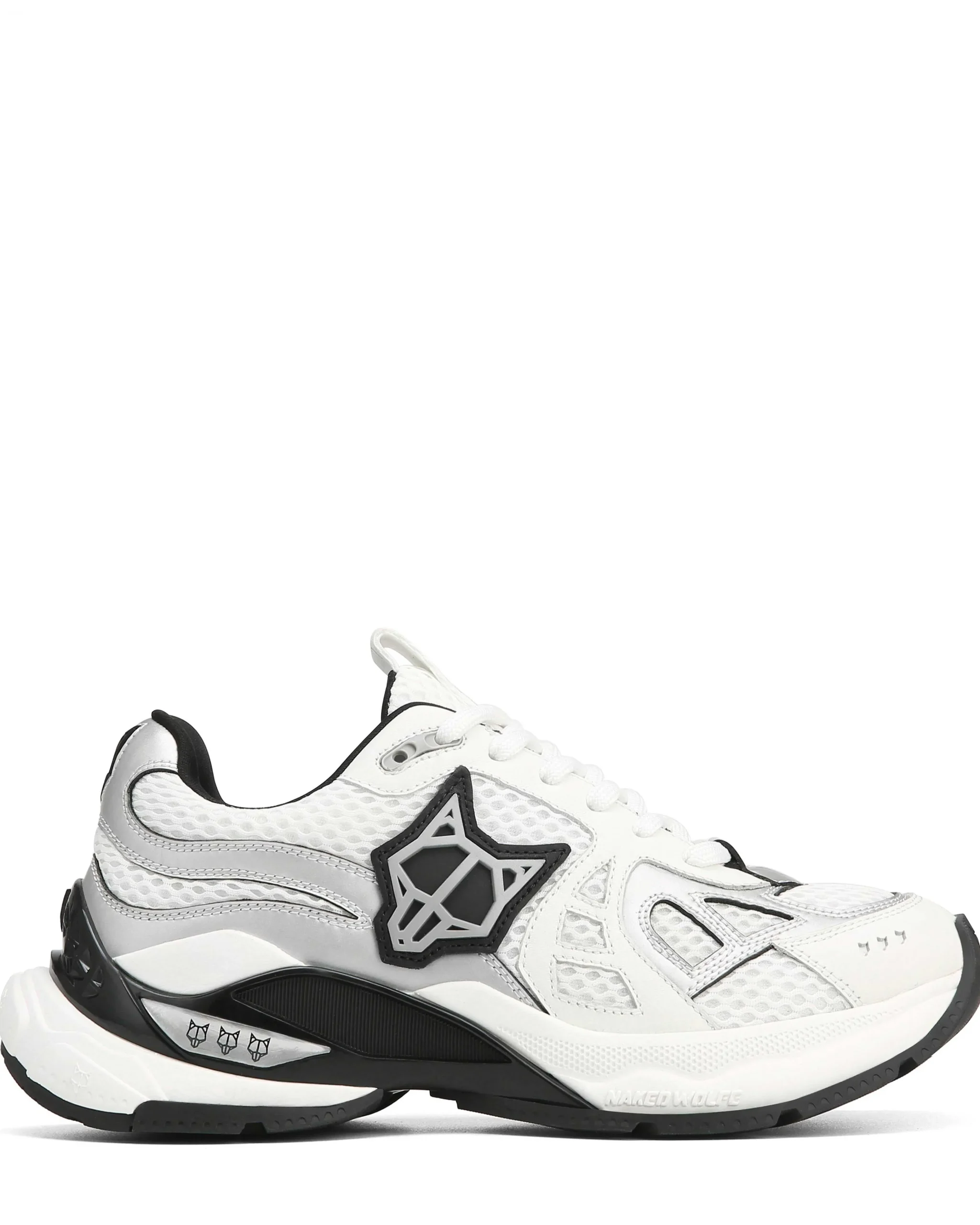 Smash White/Silver Mesh<Naked Wolfe Best