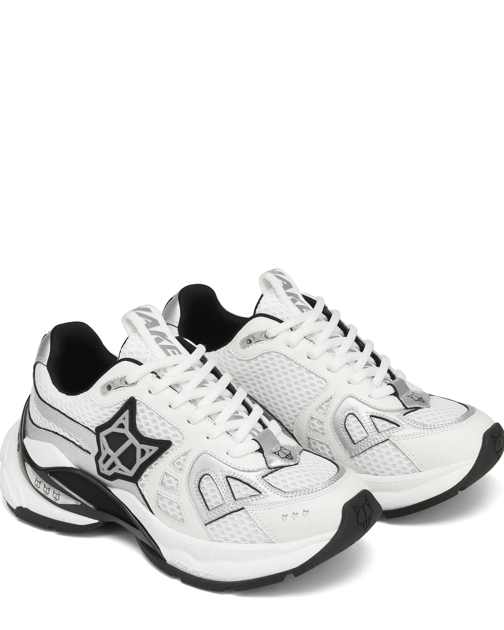 Smash White/Silver Mesh<Naked Wolfe Best