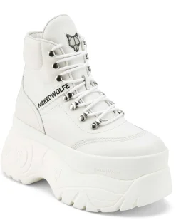 Spike White Leather<Naked Wolfe Shop
