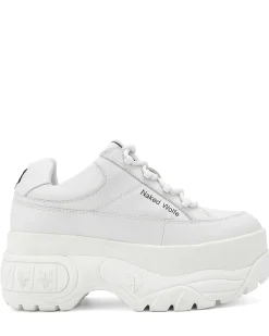 Sporty White Leather<Naked Wolfe Hot