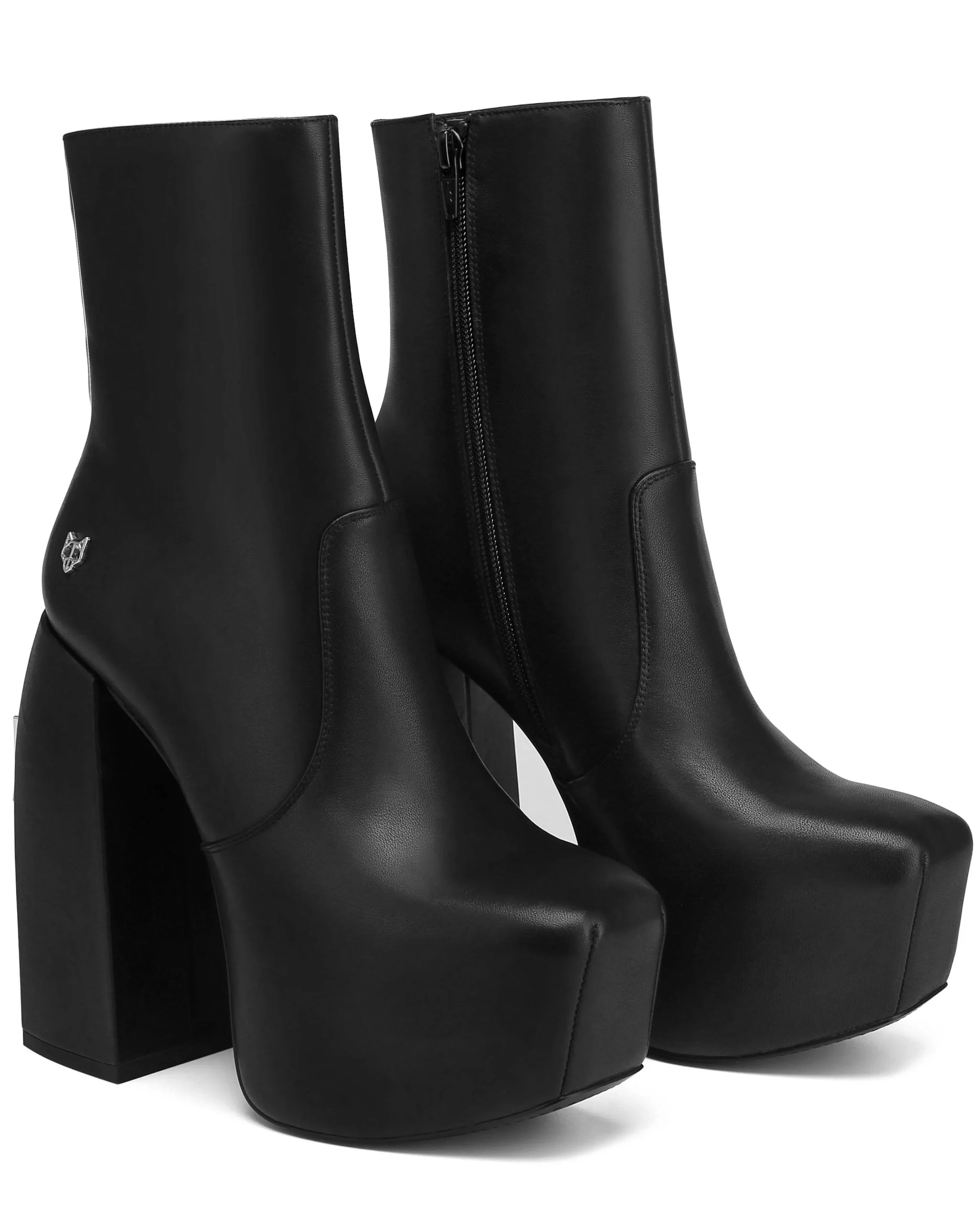 Stylish Black Leather<Naked Wolfe Cheap