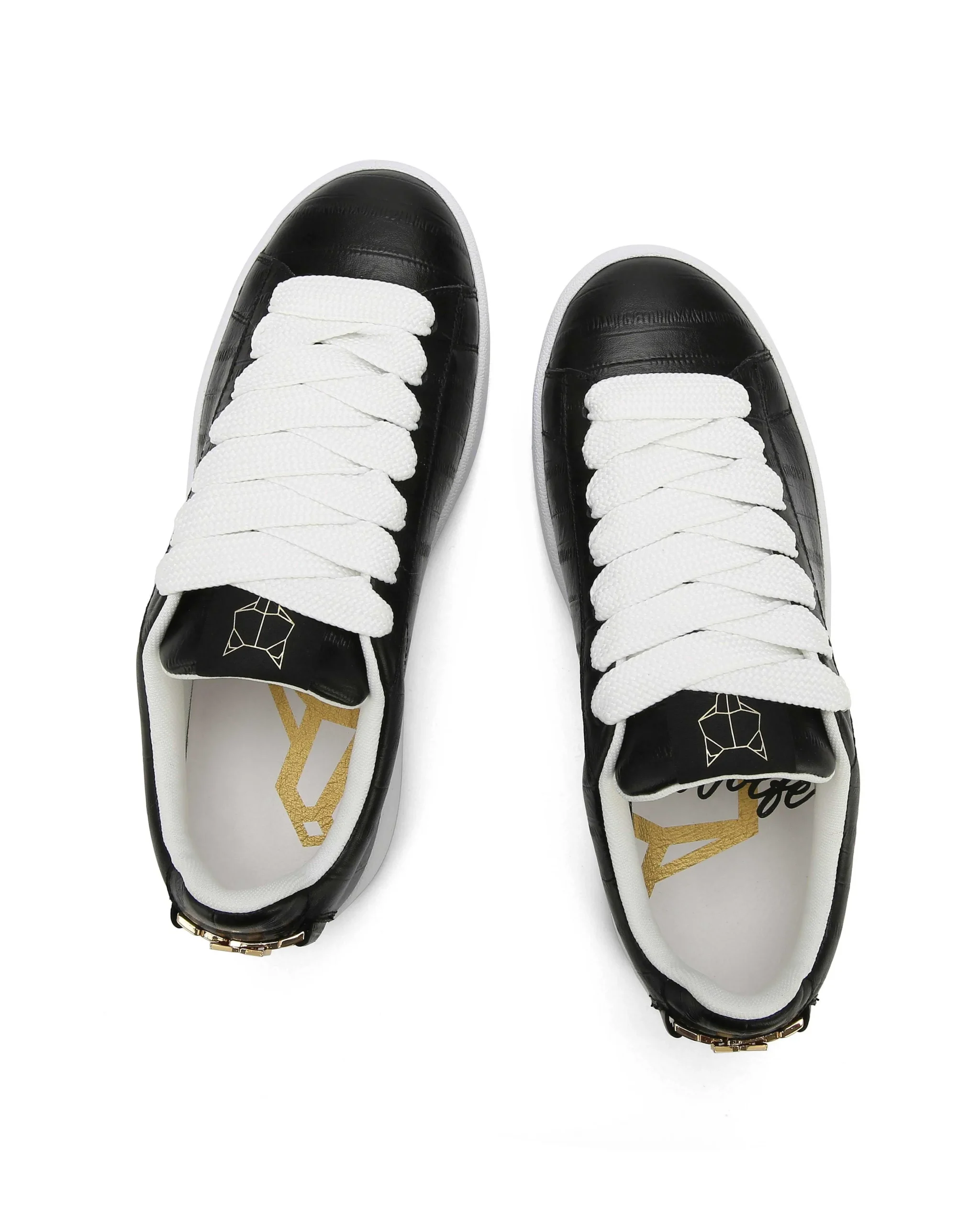 Suri Eel Print Leather Black<Naked Wolfe Cheap