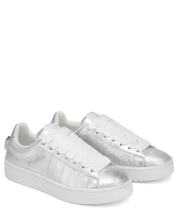 Suri Eel Print Leather Silver<Naked Wolfe Hot
