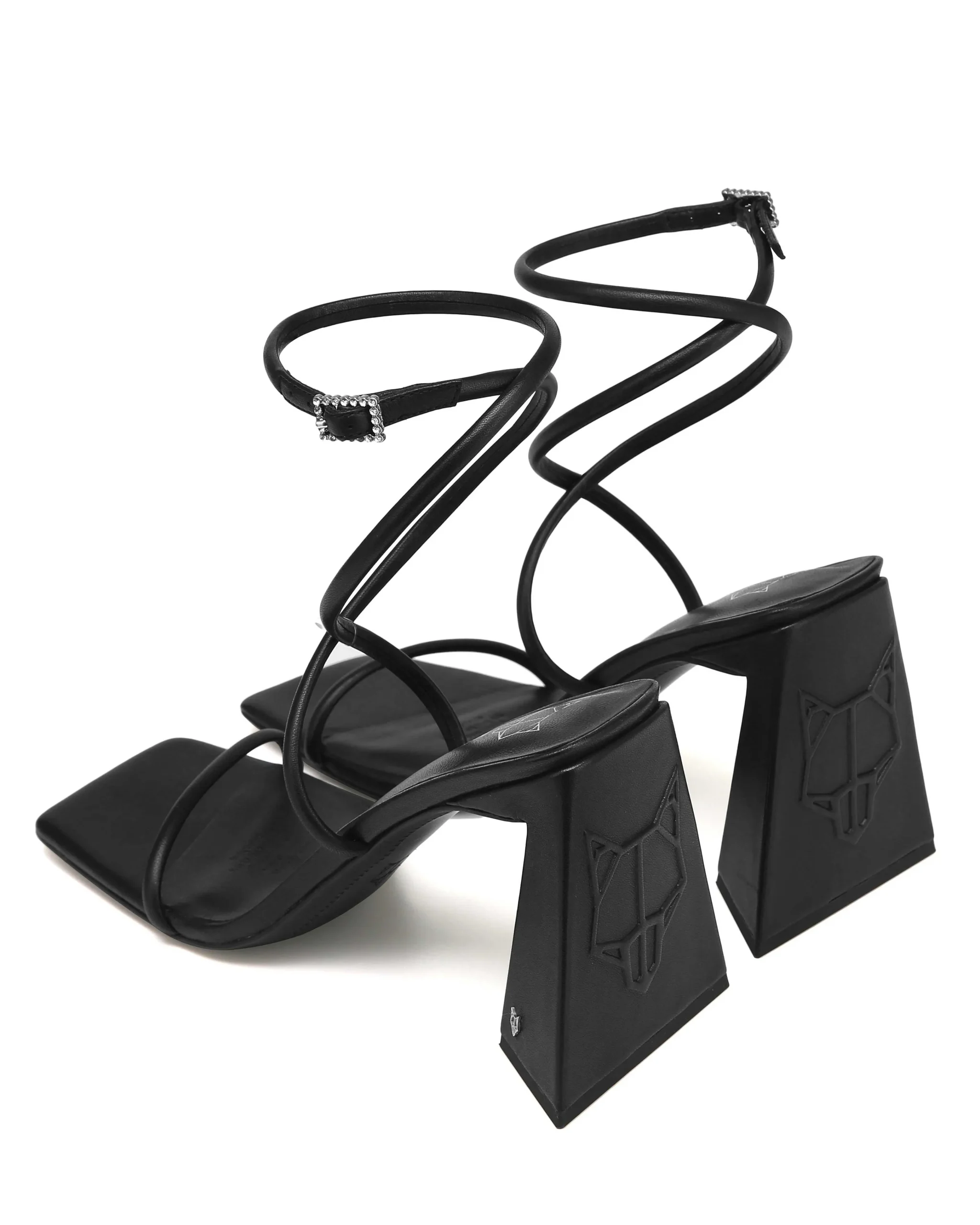 Vergie Black Leather<Naked Wolfe Store