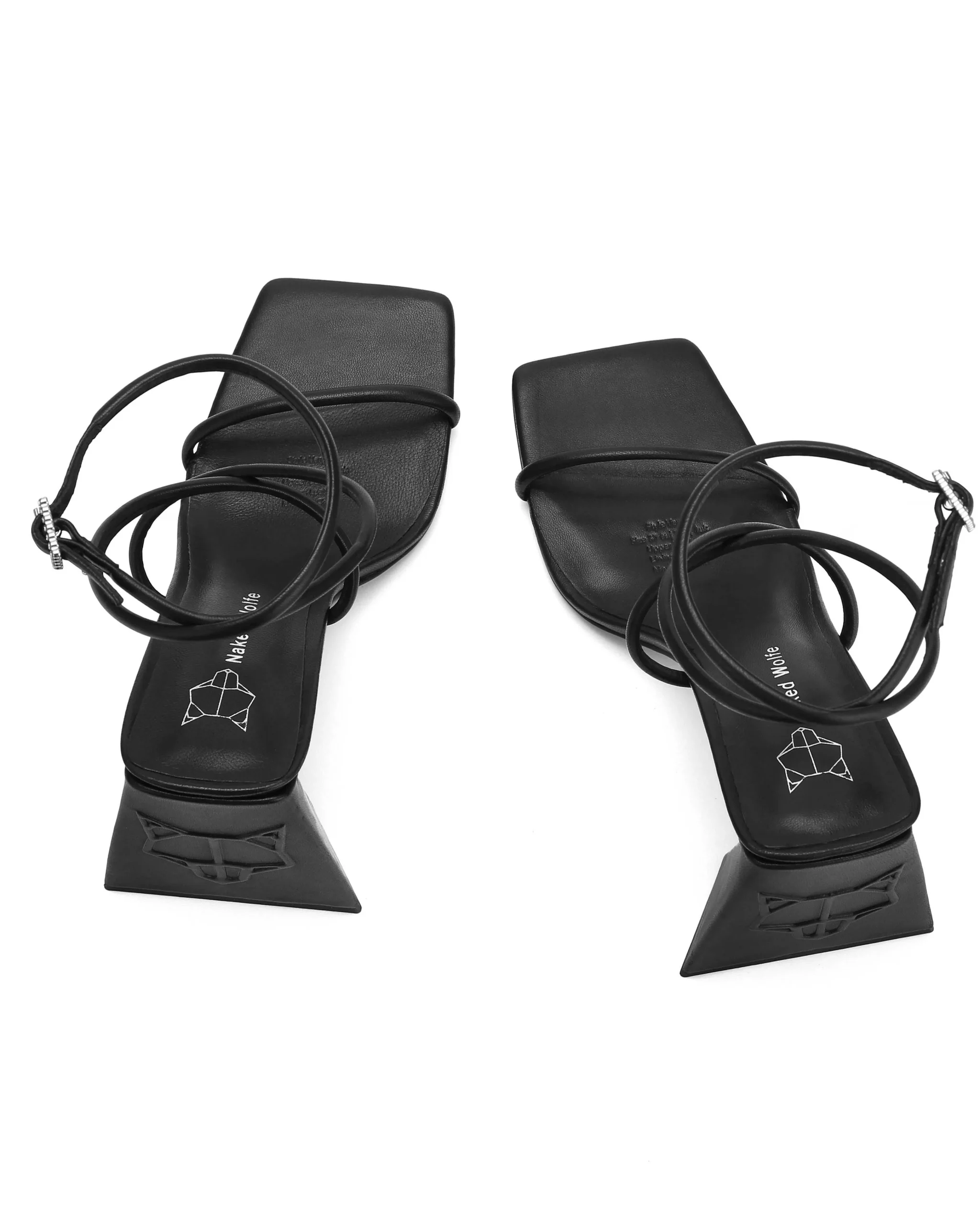 Vergie Black Leather<Naked Wolfe Store