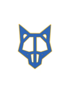 Wolfe Head Blue/Yellow<Naked Wolfe Best