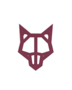 Wolfe Head Maroon/Violet<Naked Wolfe Hot